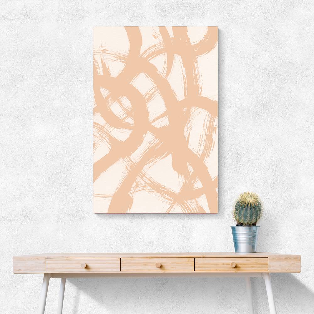 Abstract Brush Strokes 98B Wall Art