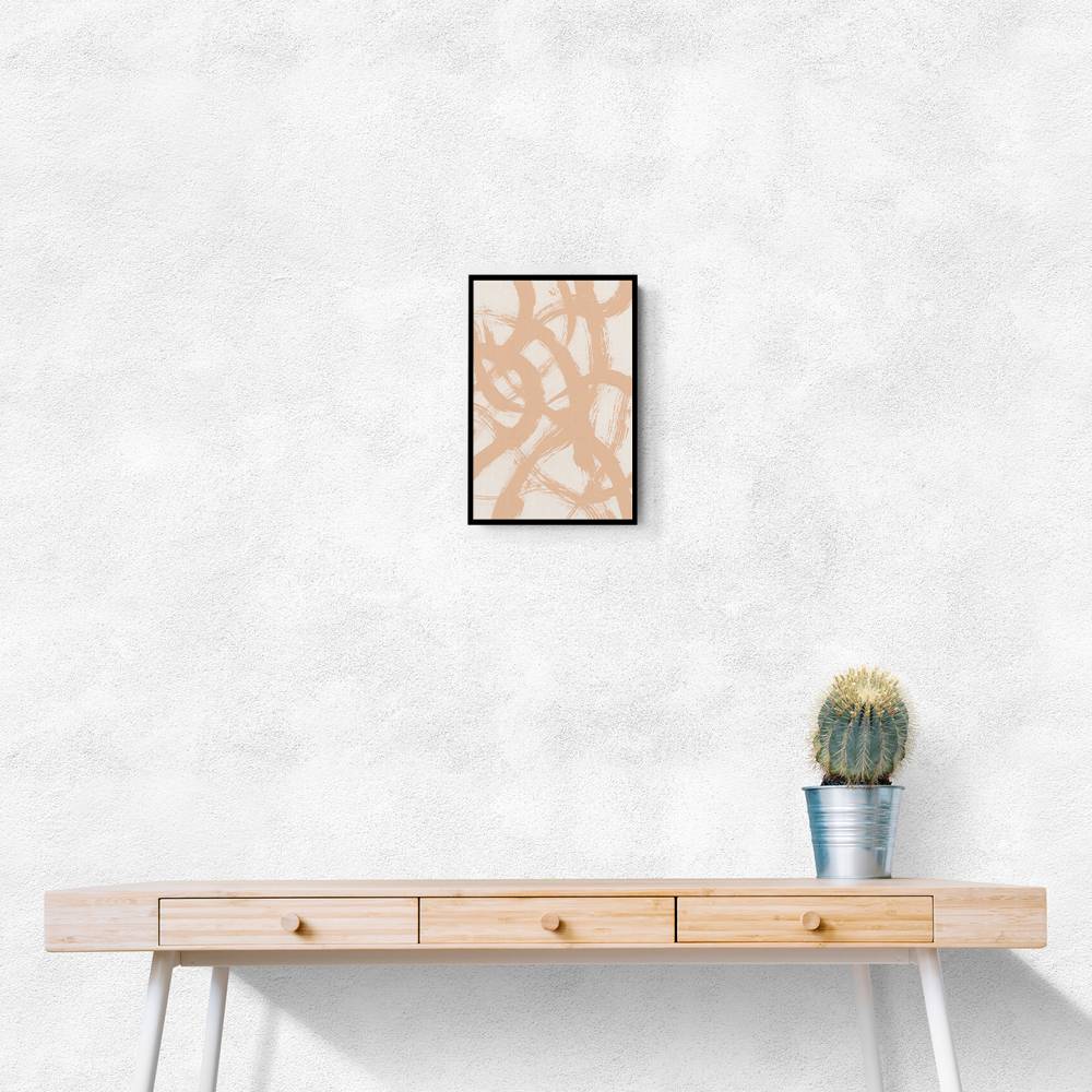 Abstract Brush Strokes 98B Wall Art