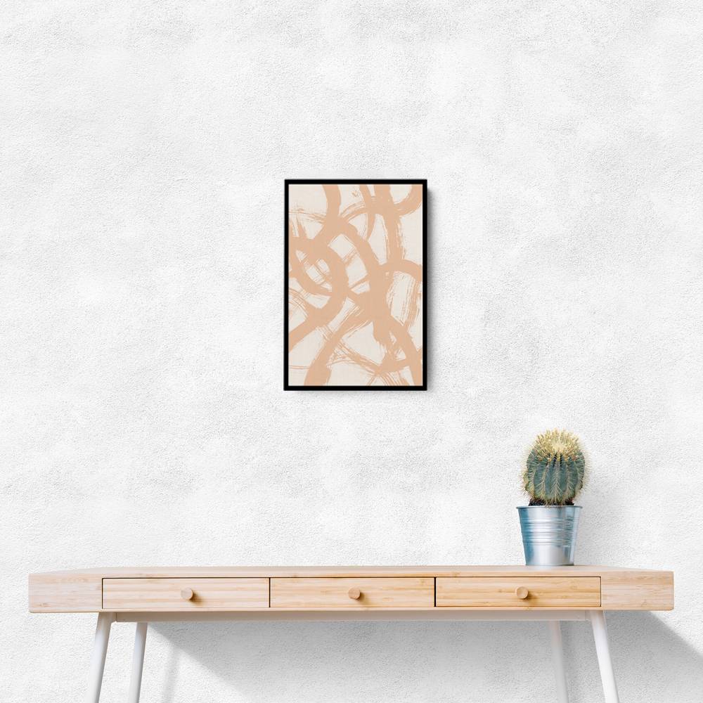 Abstract Brush Strokes 98B Wall Art