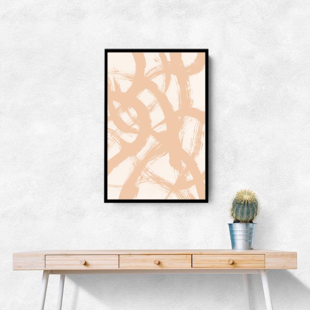 Abstract Brush Strokes 98B Wall Art