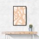 Abstract Brush Strokes 98B Wall Art