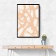 Abstract Brush Strokes 98B Wall Art