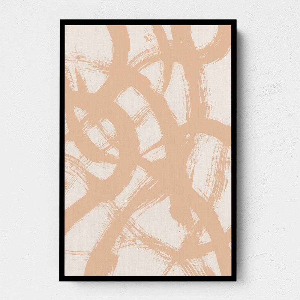 Abstract Brush Strokes 98B Wall Art