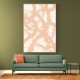 Abstract Brush Strokes 98B Wall Art