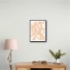 Abstract Brush Strokes 98B Wall Art