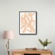 Abstract Brush Strokes 98B Wall Art