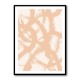 Abstract Brush Strokes 98B Wall Art