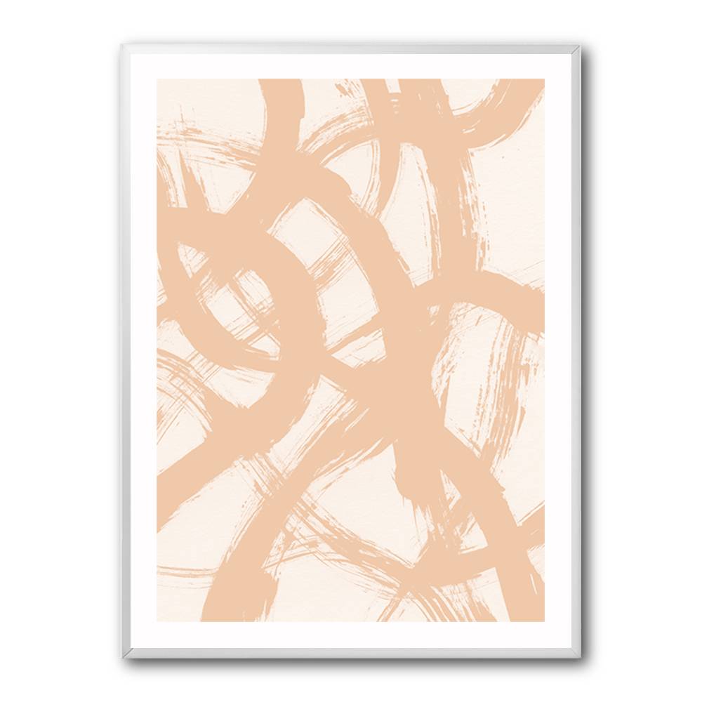 Abstract Brush Strokes 98B Wall Art