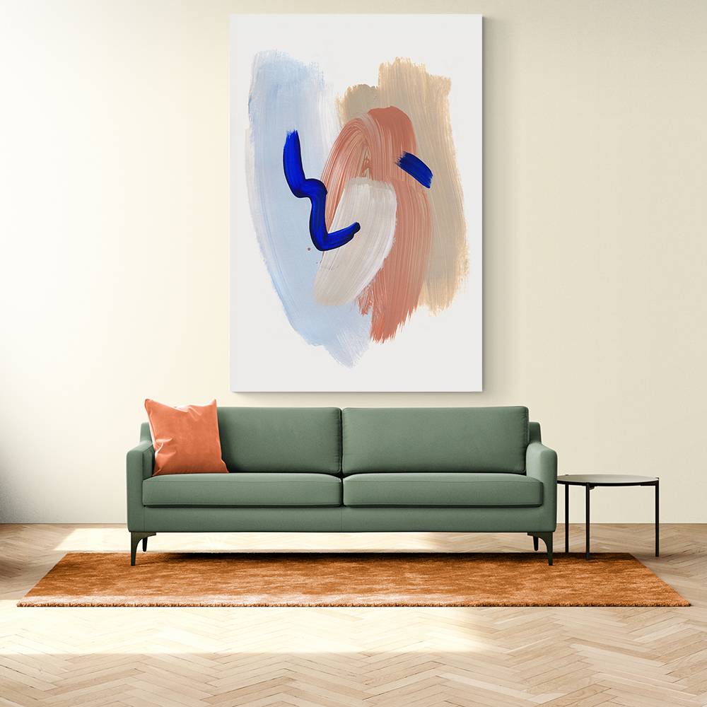 Abstract Brush Strokes 141 Wall Art