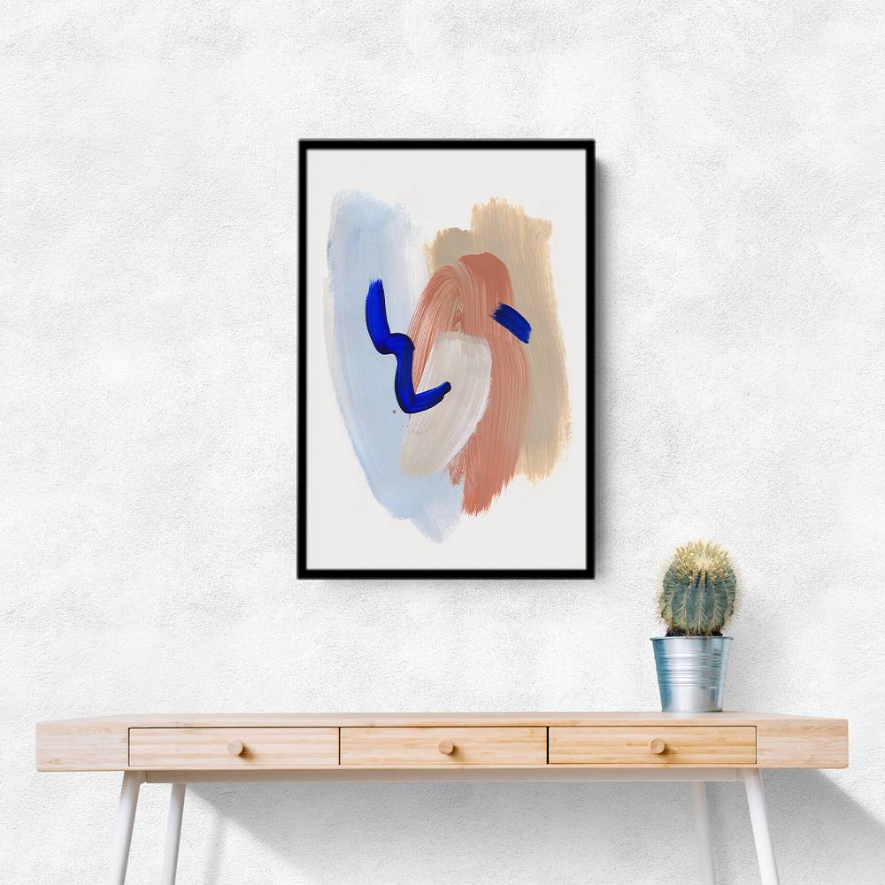 Abstract Brush Strokes 141 Wall Art