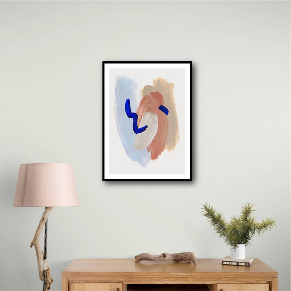 Abstract Brush Strokes 141 Wall Art