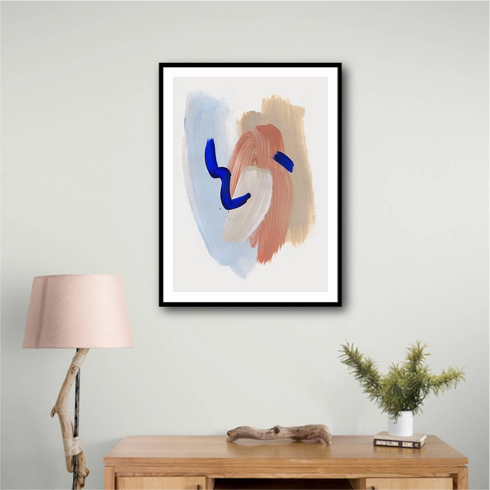 Abstract Brush Strokes 141 Wall Art