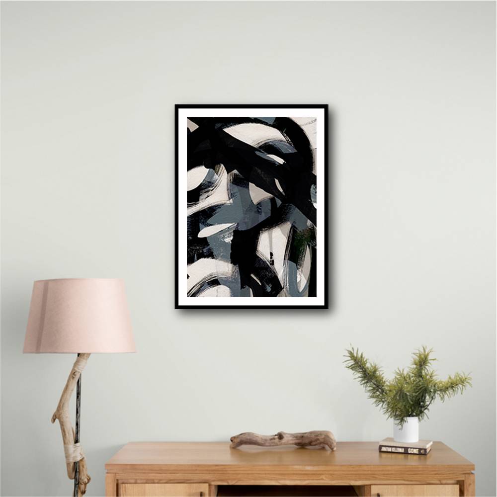 Abstract Brush Strokes 152 Wall Art