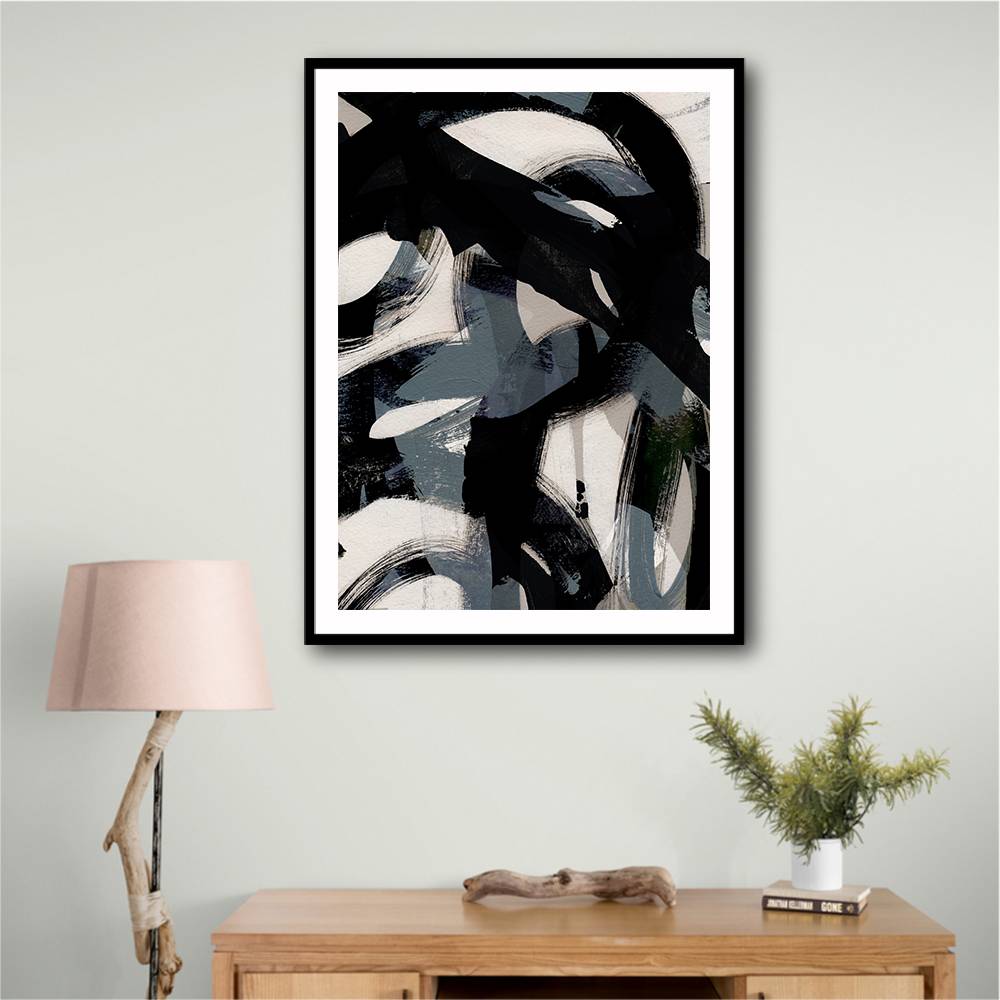 Abstract Brush Strokes 152 Wall Art