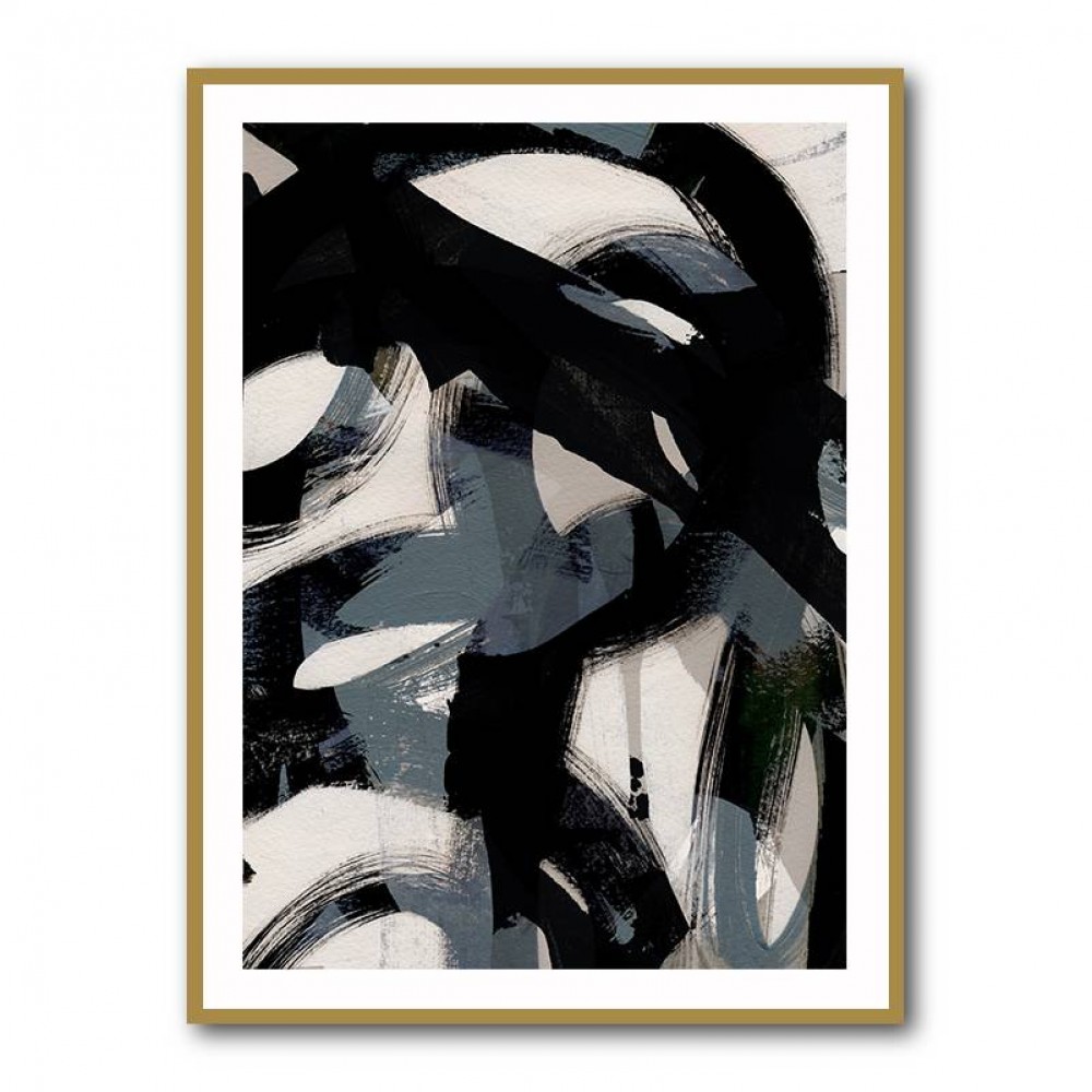 Abstract Brush Strokes 152 Wall Art