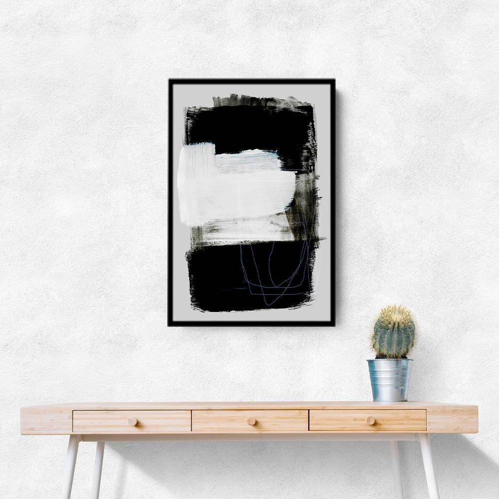 Abstract Brush Strokes 130 Wall Art