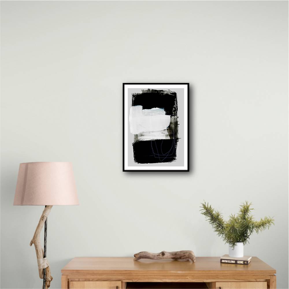 Abstract Brush Strokes 130 Wall Art