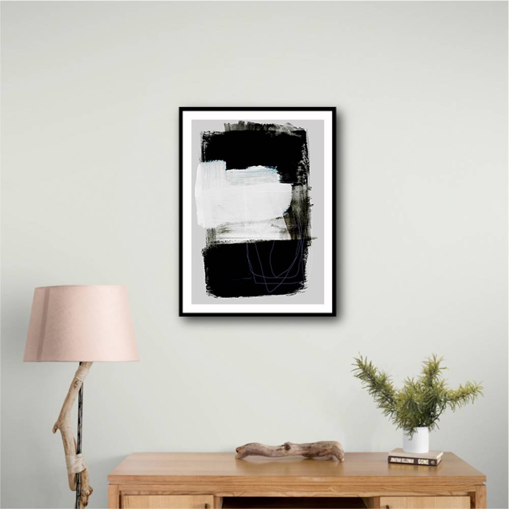 Abstract Brush Strokes 130 Wall Art