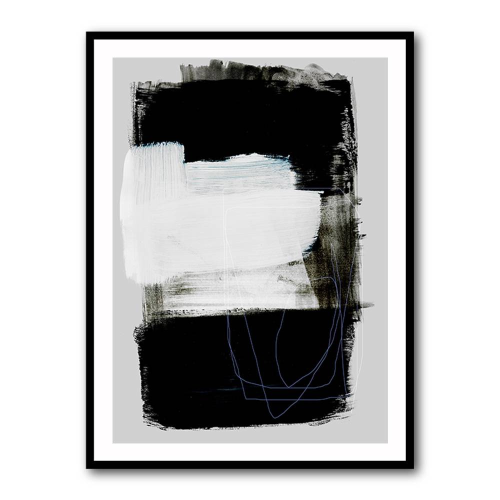 Abstract Brush Strokes 130 Wall Art