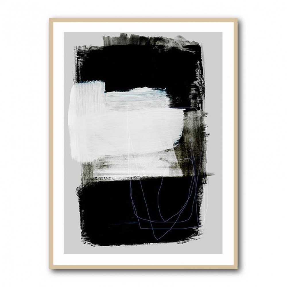 Abstract Brush Strokes 130 Wall Art