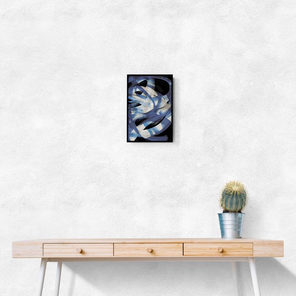 Abstract Brush Strokes 128 Wall Art