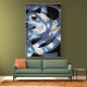 Abstract Brush Strokes 128 Wall Art