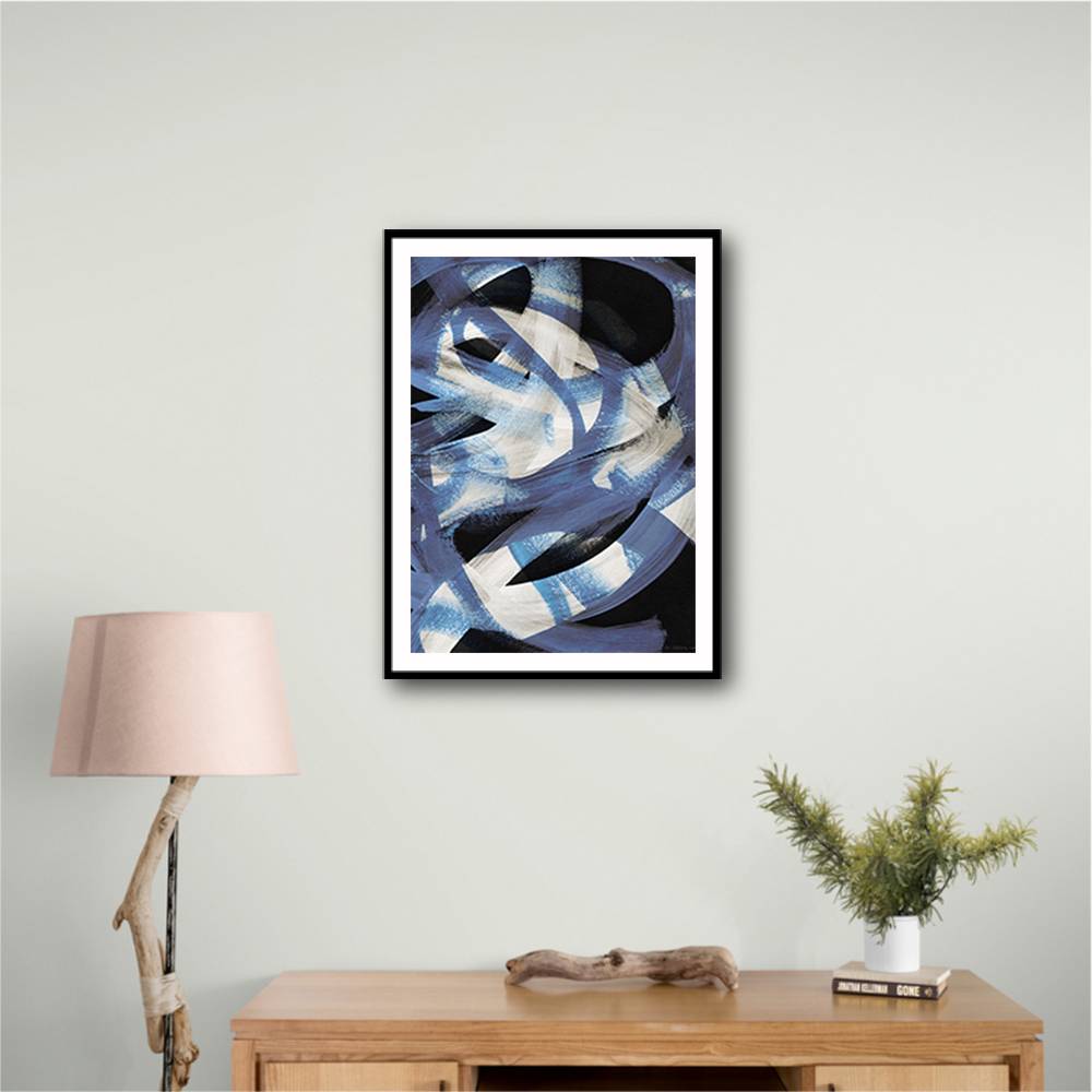 Abstract Brush Strokes 128 Wall Art