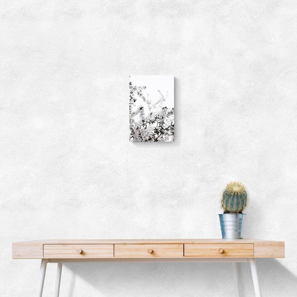 White Spring Tree 3 Wall Art