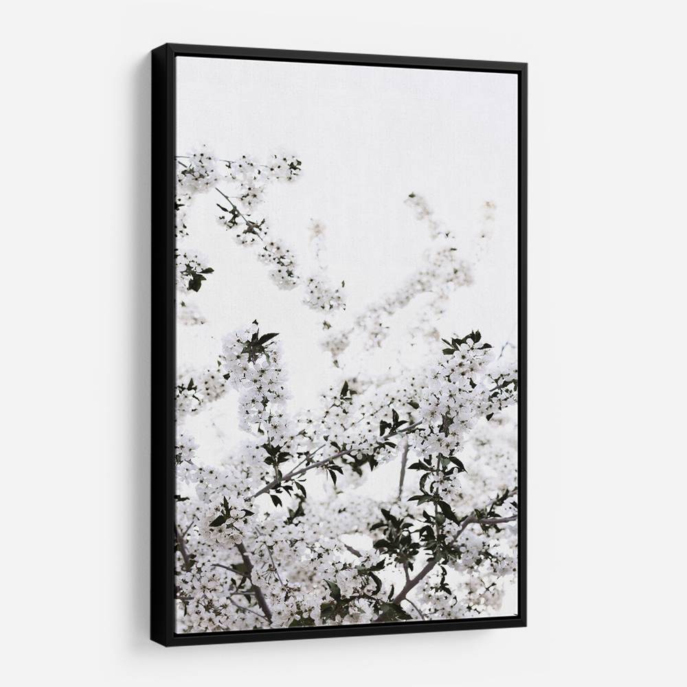 White Spring Tree 3 Wall Art