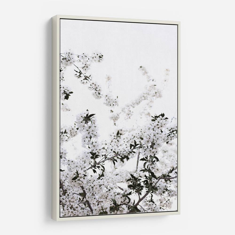 White Spring Tree 3 Wall Art