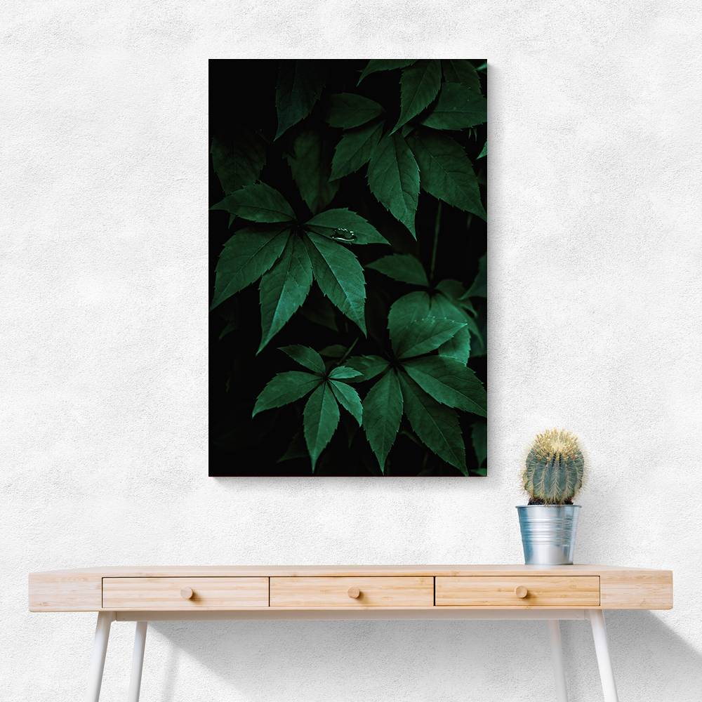 Dark Leaves 7 Wall Art