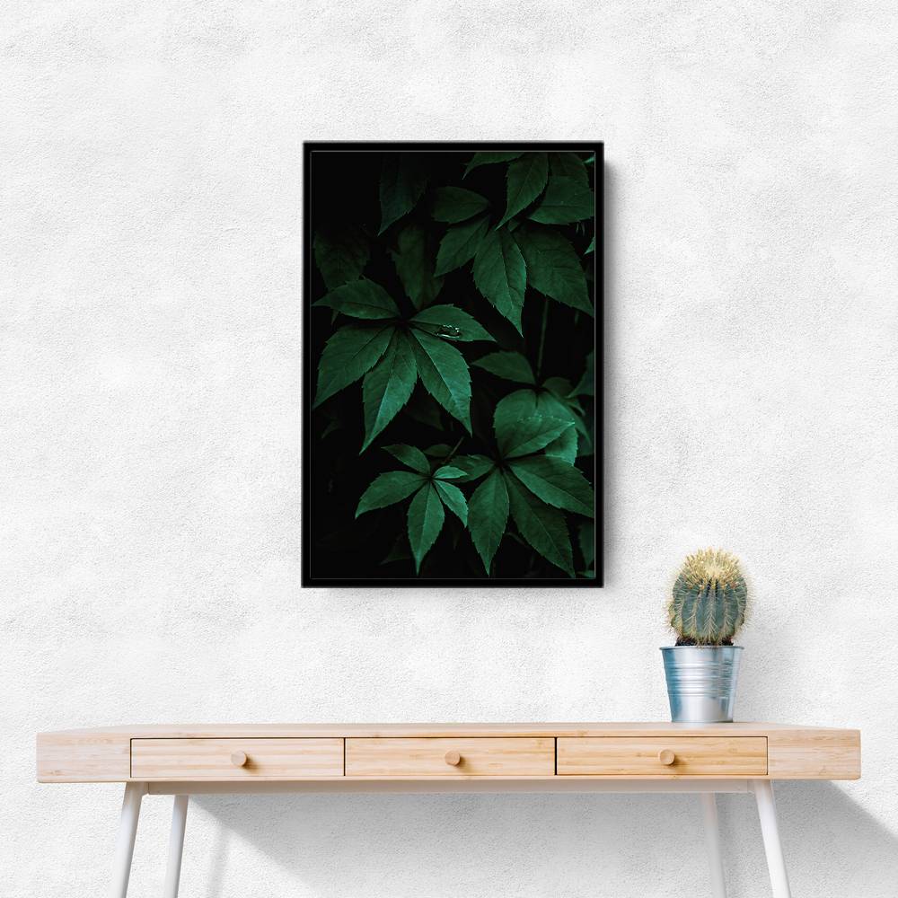 Dark Leaves 7 Wall Art