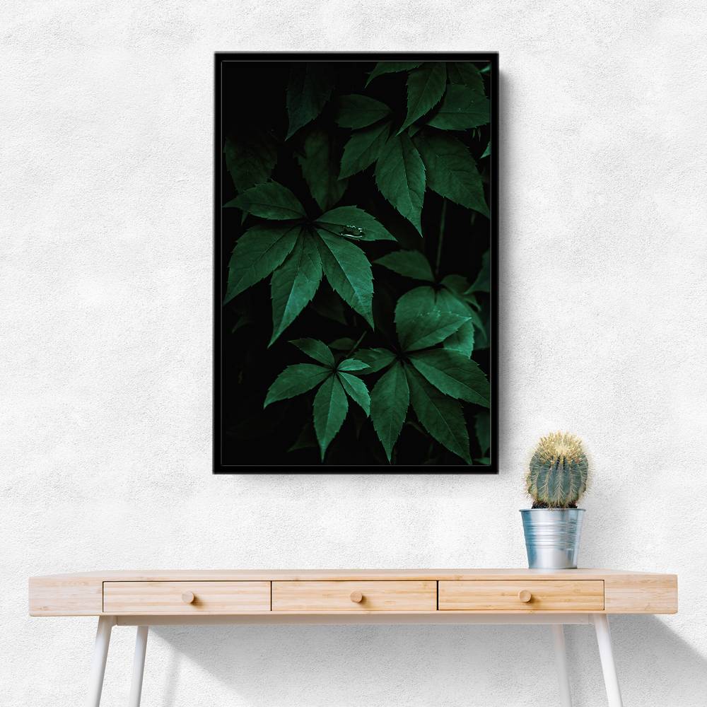 Dark Leaves 7 Wall Art