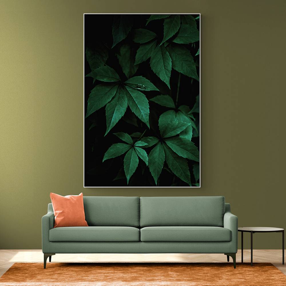 Dark Leaves 7 Wall Art