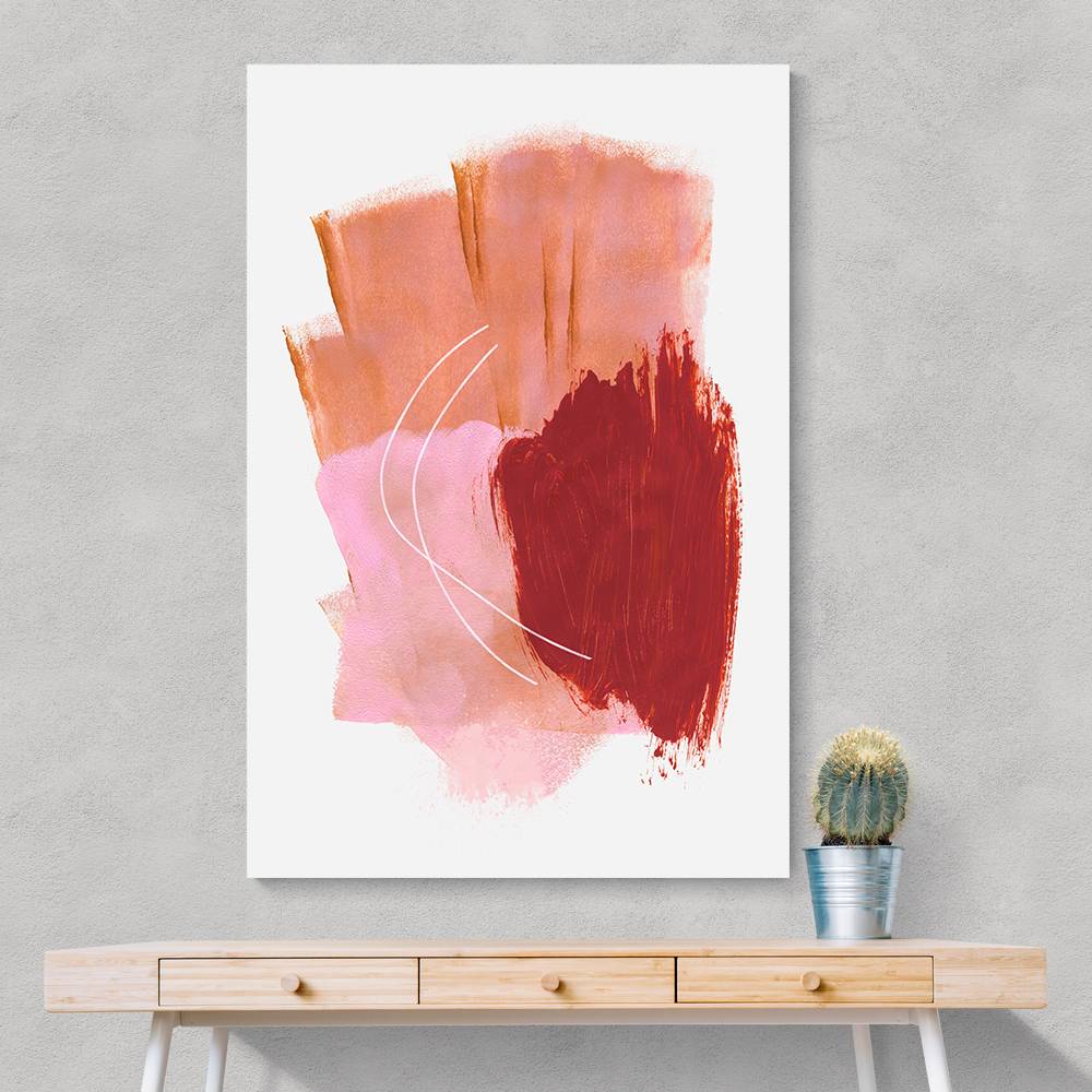 Abstract Brush Strokes 54 Wall Art