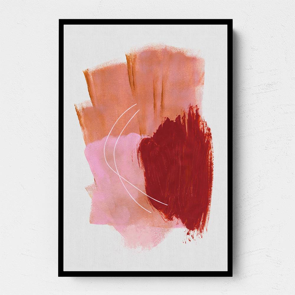 Abstract Brush Strokes 54 Wall Art