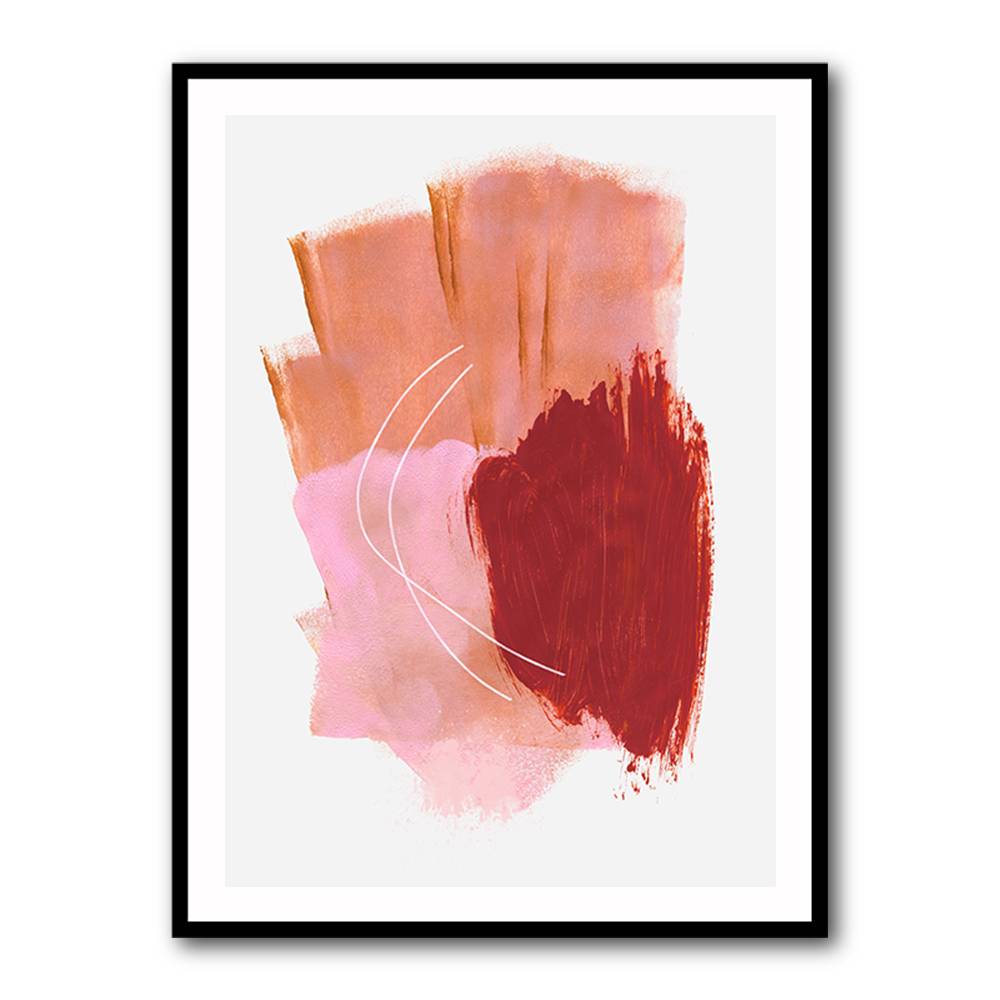 Abstract Brush Strokes 54 Wall Art