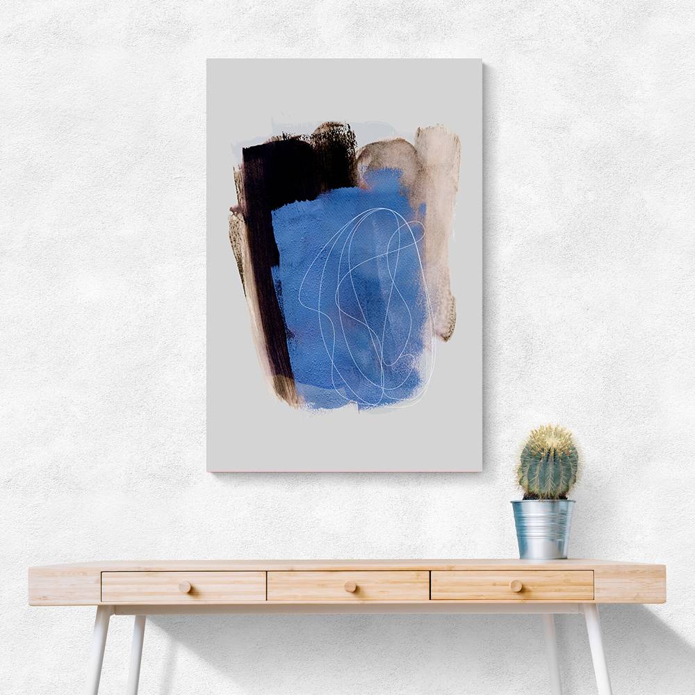 Abstract Brush Strokes 55 Wall Art