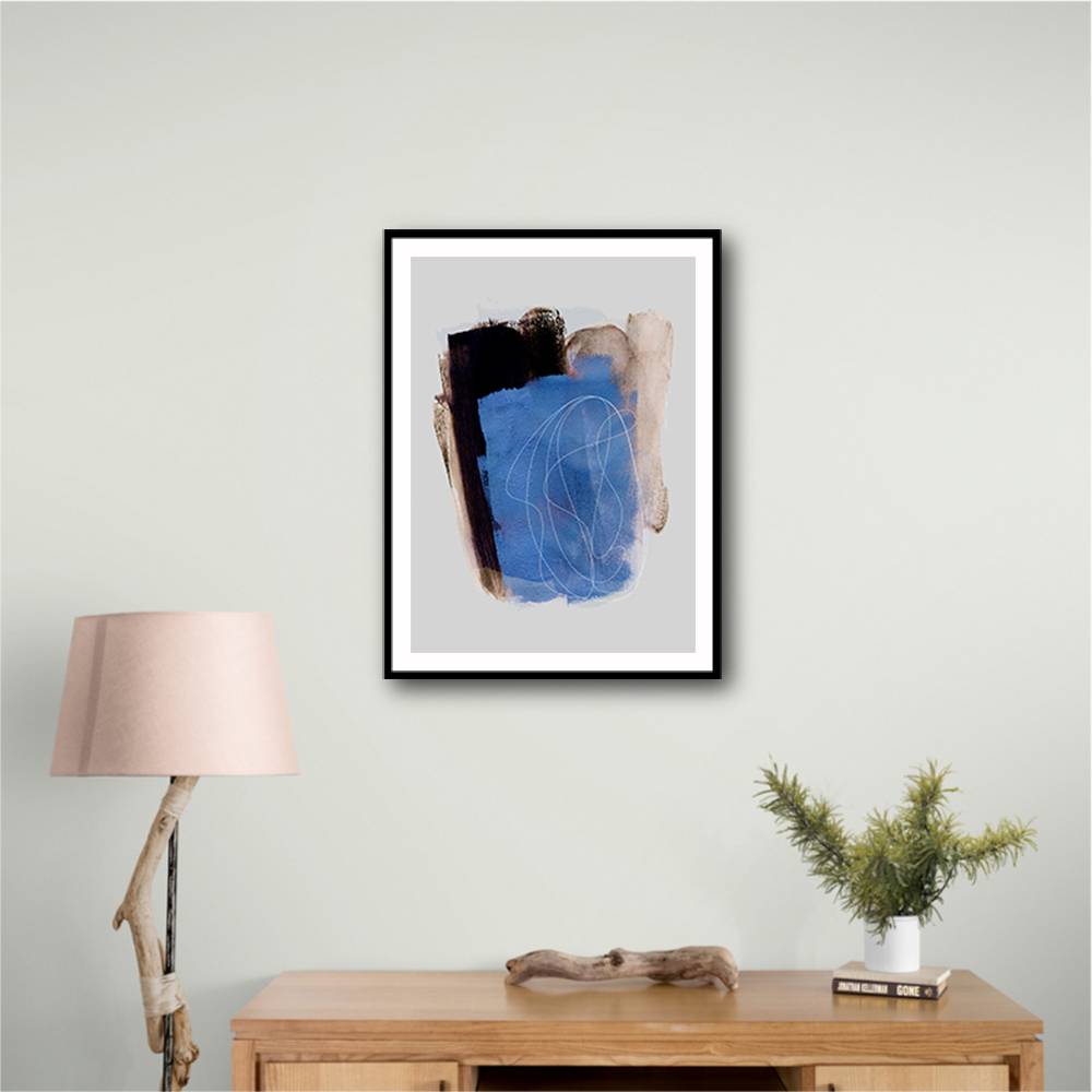 Abstract Brush Strokes 55 Wall Art