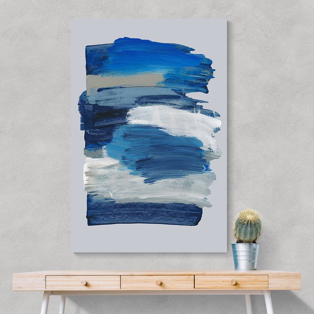 Abstract Brush Strokes 78 Wall Art