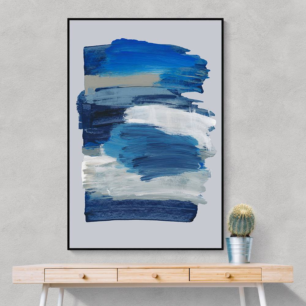 Abstract Brush Strokes 78 Wall Art