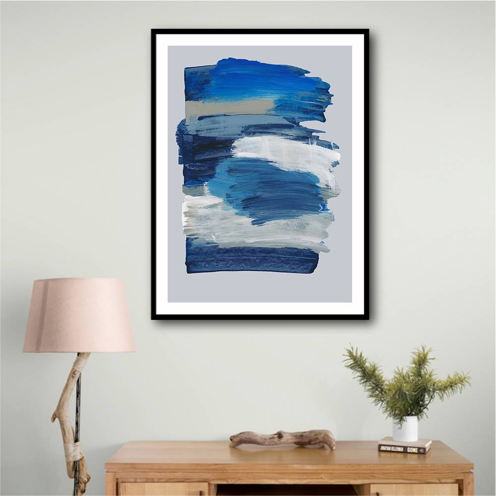 Abstract Brush Strokes 78 Wall Art