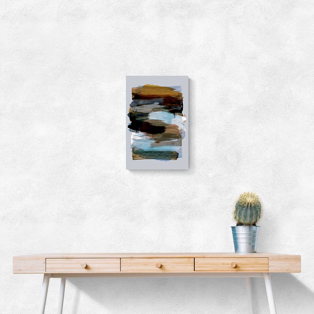 Abstract Brush Strokes 78X Wall Art