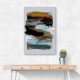 Abstract Brush Strokes 78X Wall Art