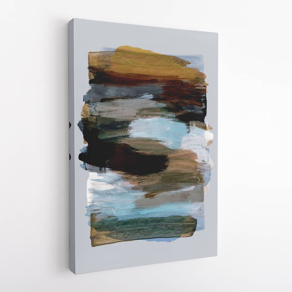 Abstract Brush Strokes 78X Wall Art