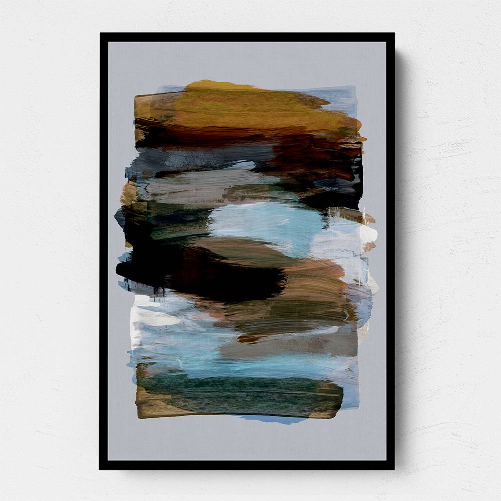 Abstract Brush Strokes 78X Wall Art