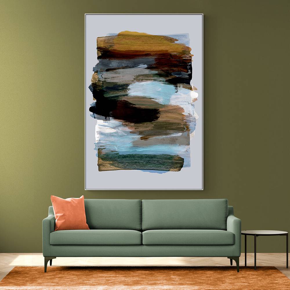 Abstract Brush Strokes 78X Wall Art