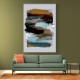 Abstract Brush Strokes 78X Wall Art