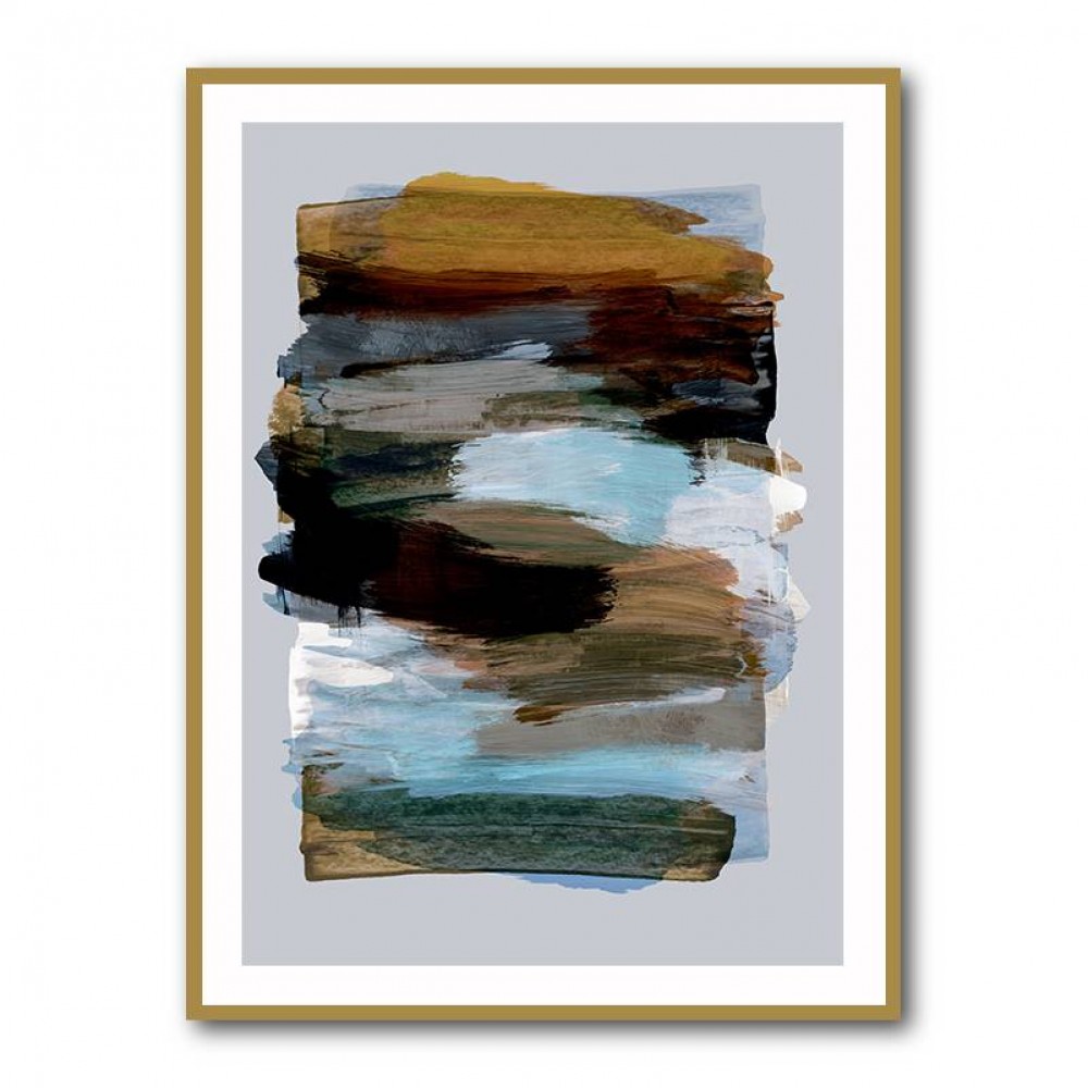 Abstract Brush Strokes 78X Wall Art