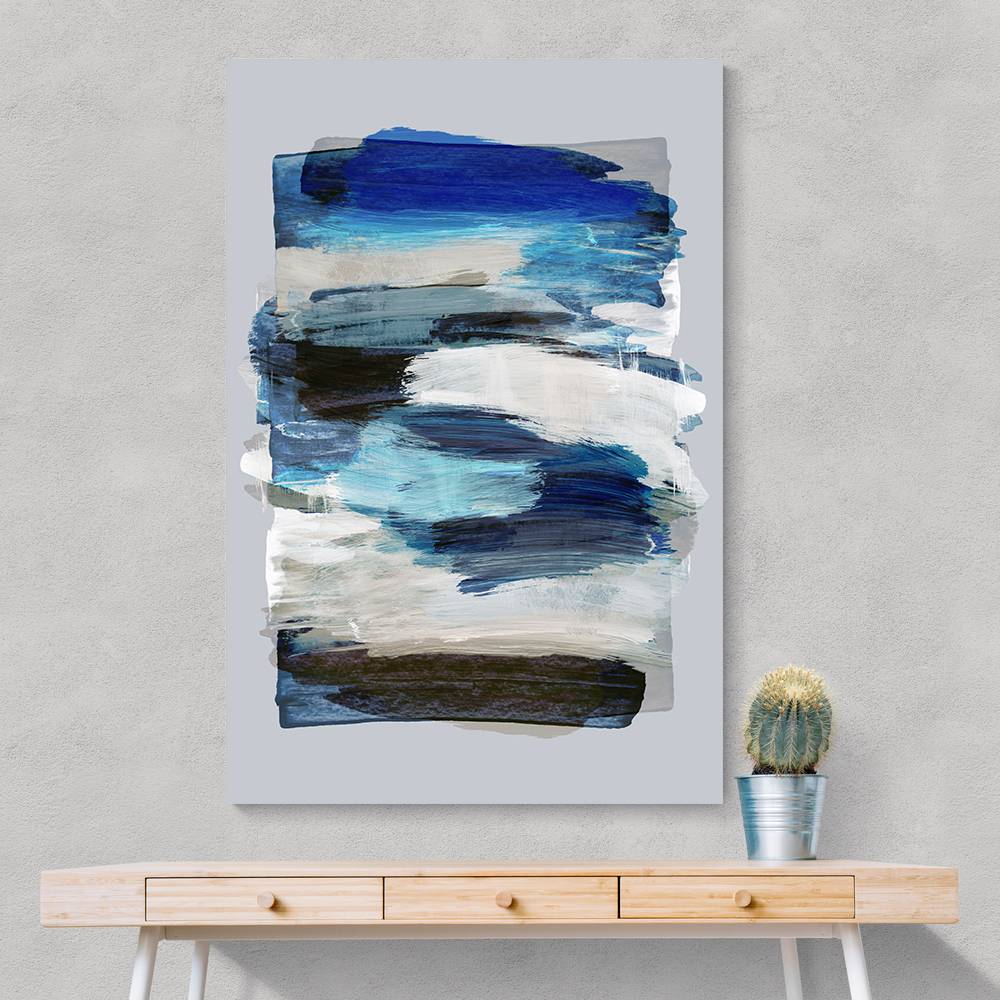 Abstract Brush Strokes 78Y Wall Art